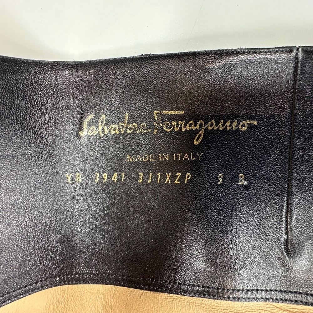 Salvatore Ferragamo Black Heeled Boots - Picture 11 of 16